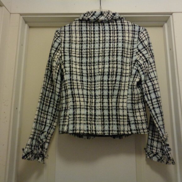 STAR BLUE JEANS INDIGO RISING TEXTURED WOVEN LADY JACKET W BLUE L - Picture 7 of 9